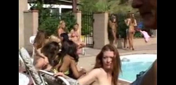  Lesbian Squirt Party turns super hot when they squirt on each other